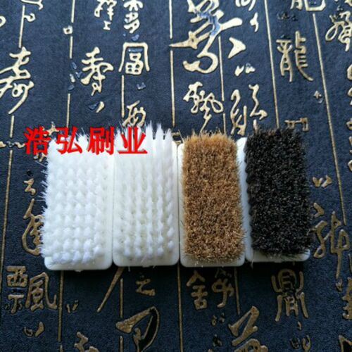 包邮电动抛光机专用硬猪鬃尼龙丝毛刷盘珠机核桃清理无柄6排文玩