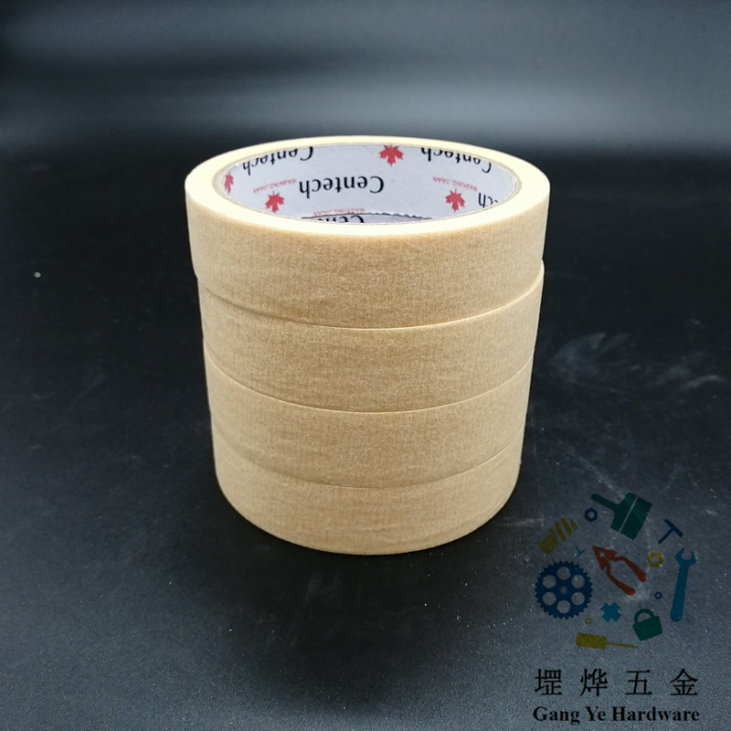 热销纸胶带耐高温美纹纸带汽车家用喷漆遮蔽美缝胶粘手撕油漆胶布