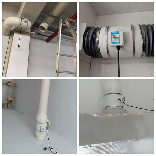 8寸管道增压排风机 PVC200mm烟管排气扇送通风机排风换气扇强力静