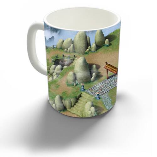 梦幻西游地图个性马克杯陶瓷动漫家用茶杯游戏加热变色杯咖啡水杯