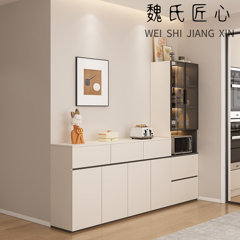 餐边柜厨房实木家用小户型储物柜餐厅茶水柜客厅多功能茶碗收纳柜