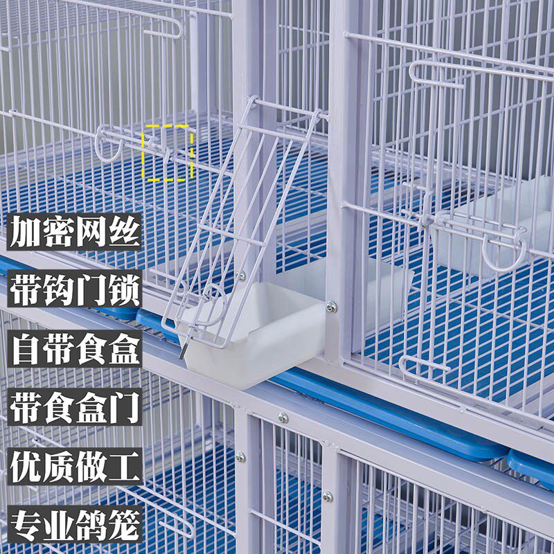 精品鸽子笼配对鸟笼赛鸽笼信鸽元宝鸡笼公棚鸽舍肉鸽繁育防黄鼠狼
