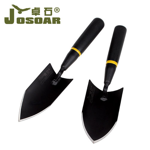 卓石JOSOAR 锰钢淬火户外铲 地质勘探工具铁锹考古园艺科考小铲子