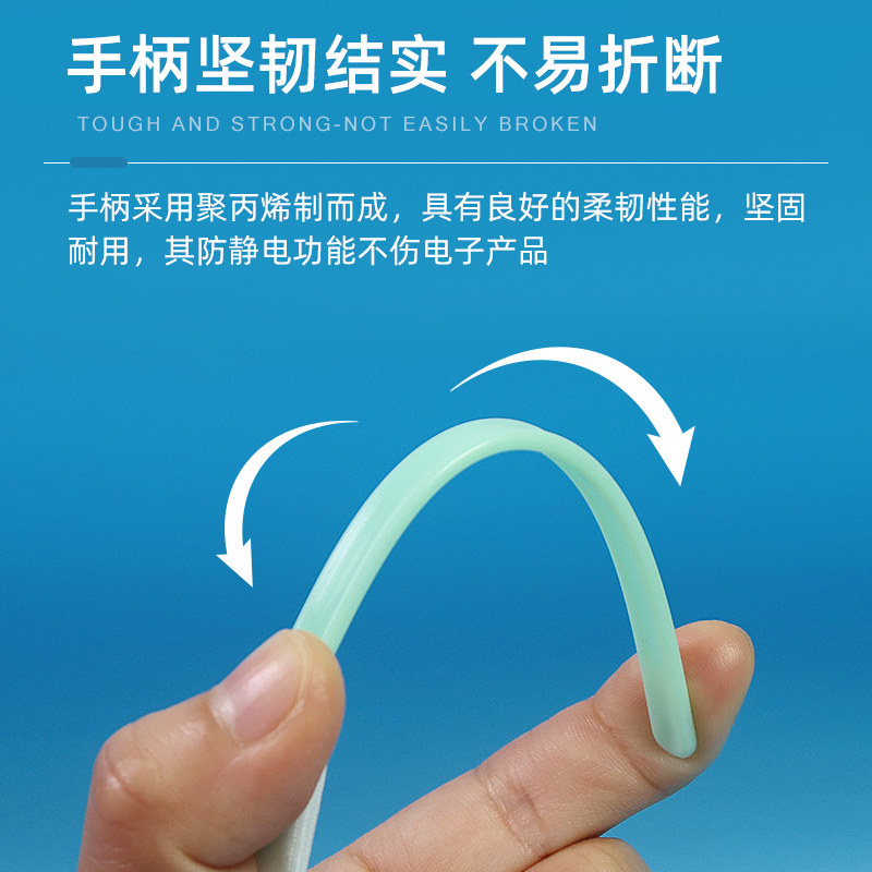无尘布棉签工业净化激光镜片清洁擦拭棒海绵尖扁头喷绘机喷头墨刷