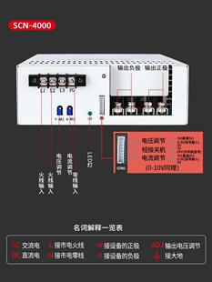 宽电压大概率开关电源MW铭伟S-1200W-24V50A/12V100A/36V48V110v