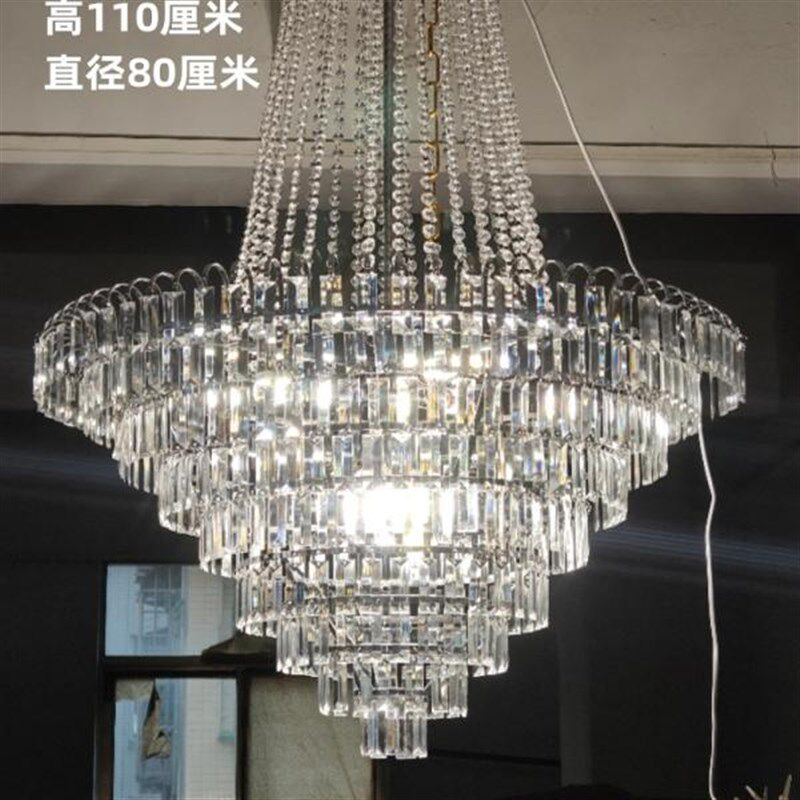 新款婚礼堂欧式铁艺电镀水晶灯婚庆用品水晶吊灯高尚大气装饰灯