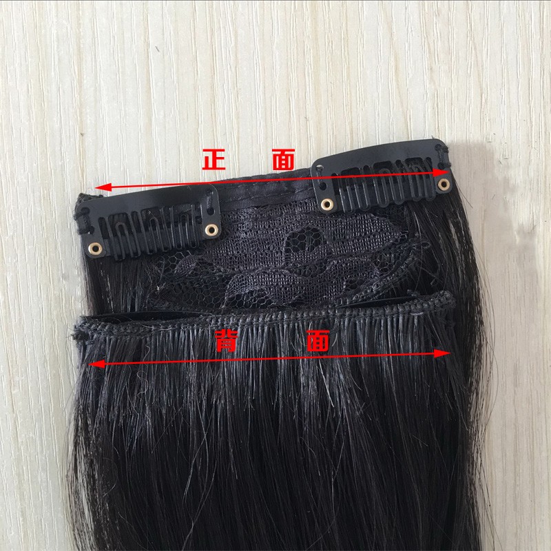 真发接发片无痕接发真发加厚隐形直发片一片式真人头发接发假发片