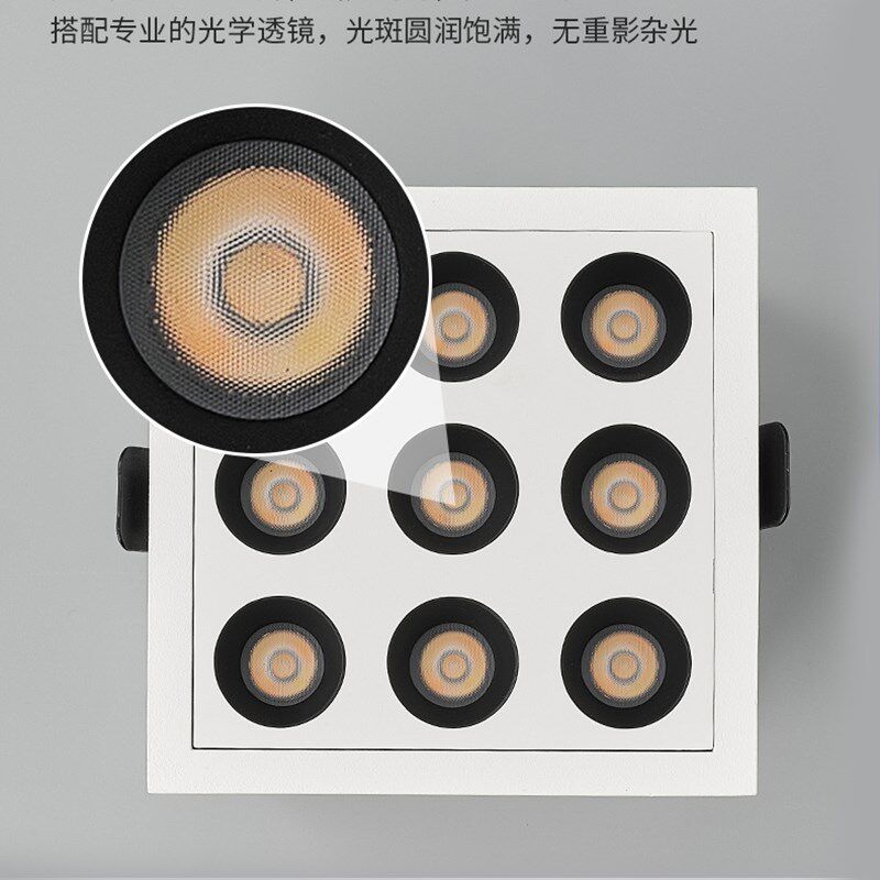 嵌入式线性长条射灯 led格栅灯客厅无主灯防眩天花灯聚光泛光筒灯