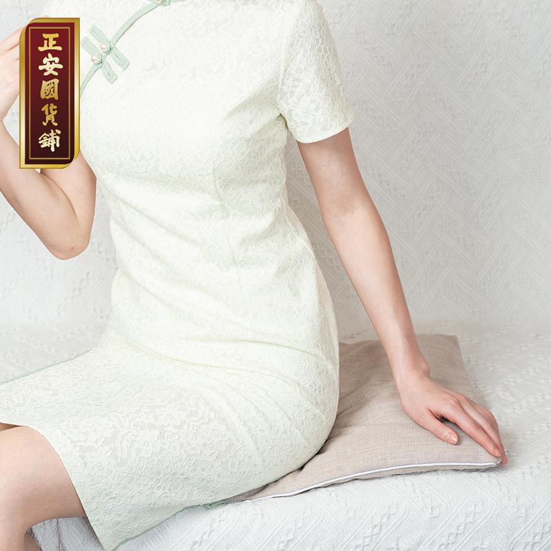 正安国货铺艾草靠垫 坐垫艾绒椅垫沙发垫汽车办公室透气轻柔面料