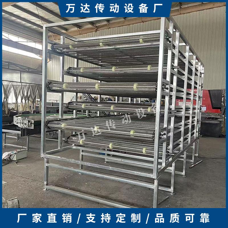 不锈钢网链流水线输送带传送带多层输送机冷却烘干不锈钢传送带厂