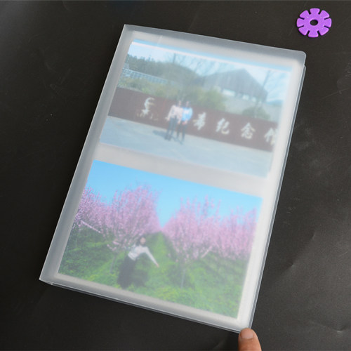 简约4D大6寸插页相册透明生写册明信片收纳本情侣影集收藏纪念册