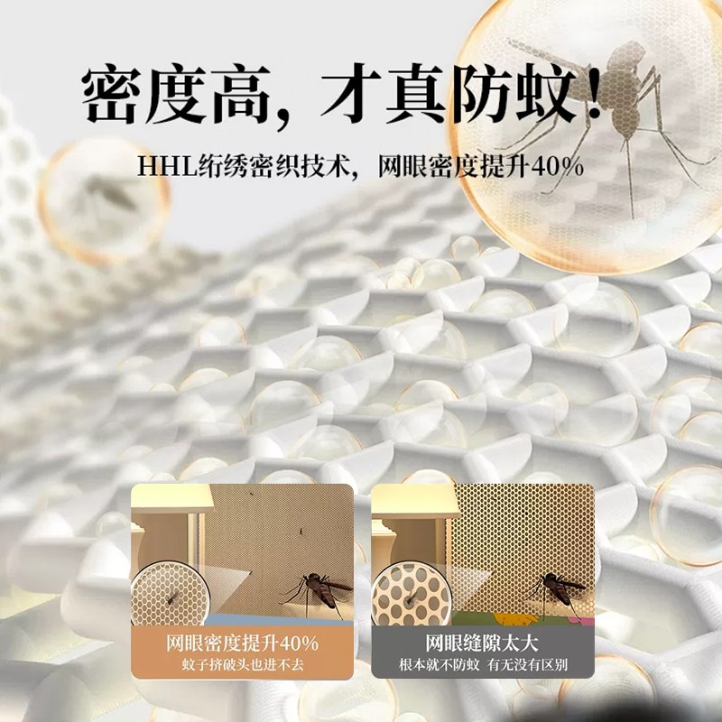 可折叠免安装蚊帐夏季2026新款家用卧室蒙古包儿童防摔防尘纹帐子