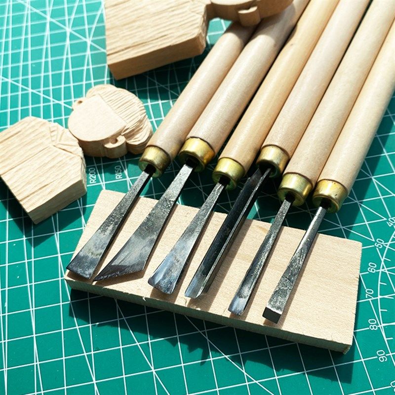 多帕奇根雕东阳传统手工锻打木柄木雕DIY工具修光刀版画雕刻刀