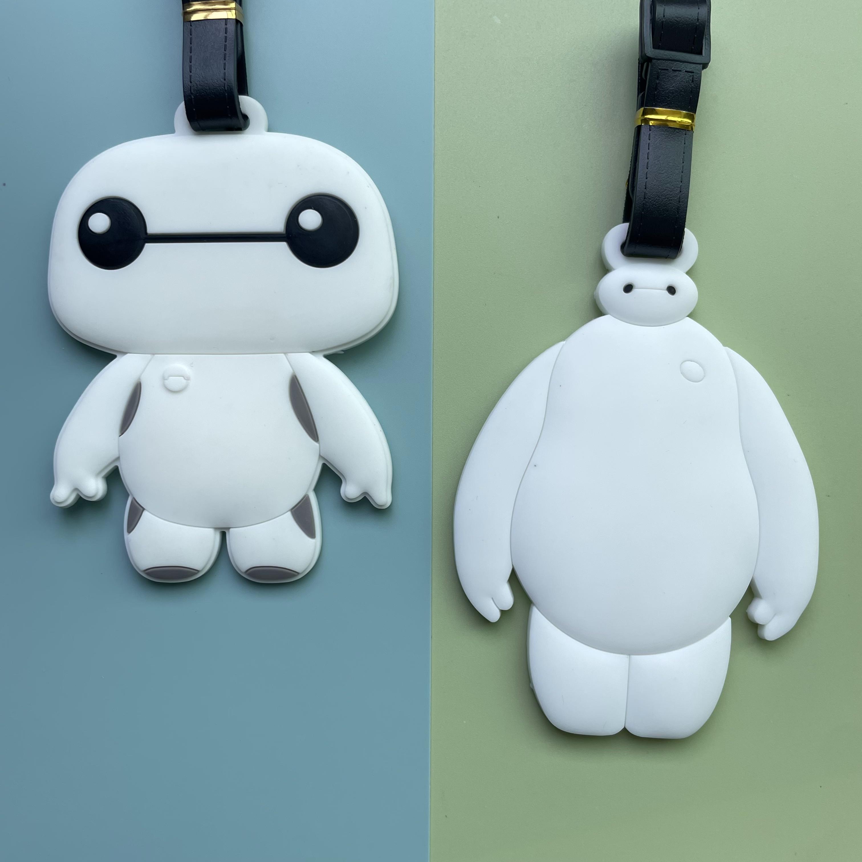 超能陆战队可爱大白baymax行李牌背包挂件旅游登机识别牌托运牌吊