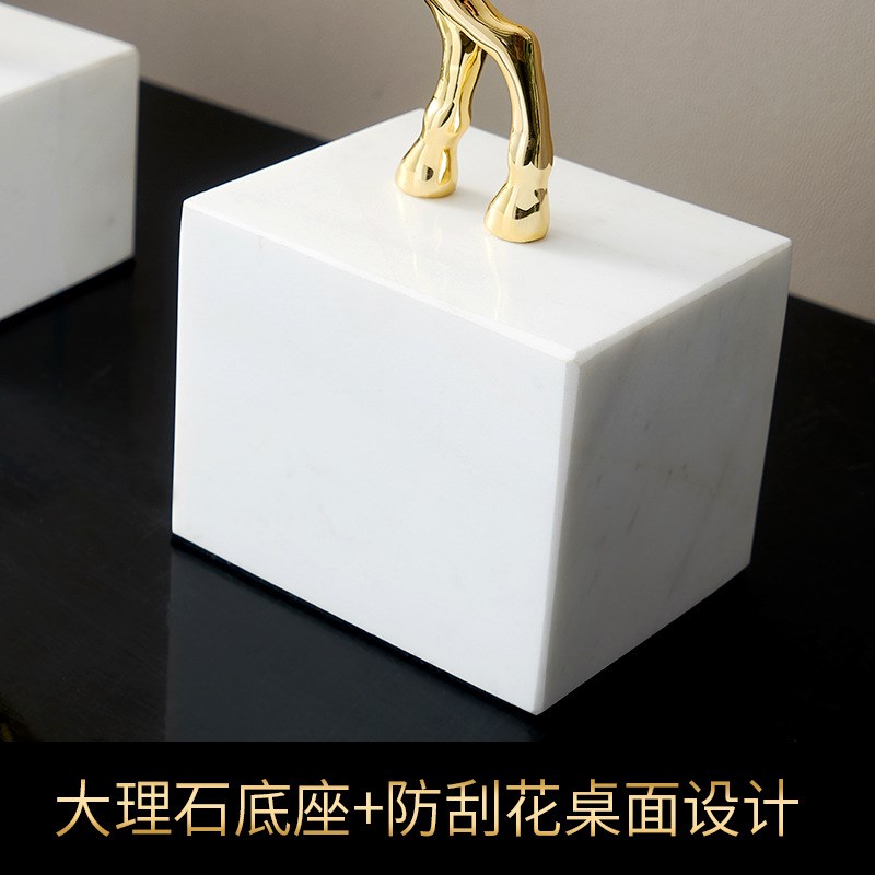 摆件乔迁新居礼物品玄关酒柜新鹿结婚闺蜜送人装饰品家居轻奢创意