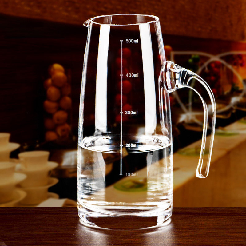 白酒分酒器红酒醒酒器家用酒壶饭店用玻璃欧式个性酒具带刻度