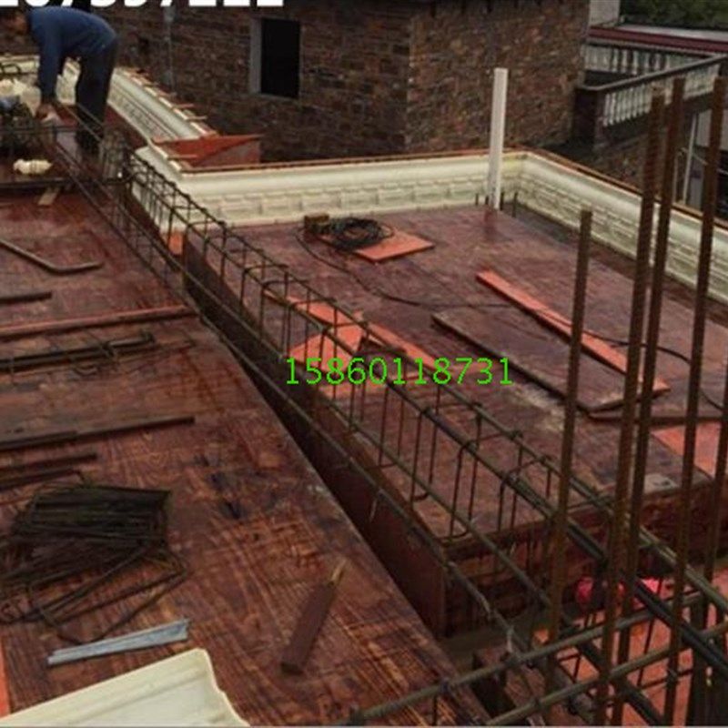 罗马柱屋檐线条模具现浇阳台装饰模板欧式水泥构件窗帘腰线塑料