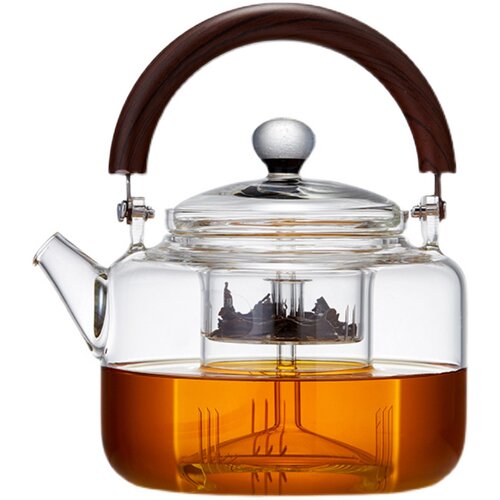 新羽星空壶耐高温加厚玻璃煮茶壶大容量烧水壶蒸煮茶器家用煮水壶