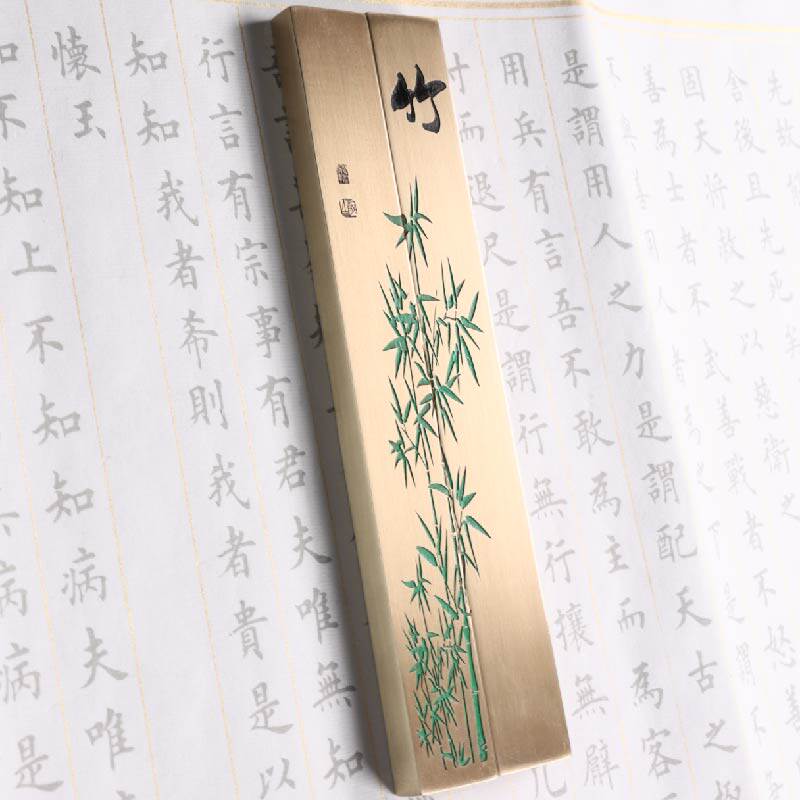 紫铜镇纸压宣纸专用文房书法压纸学生压书纸支持定制免费雕刻