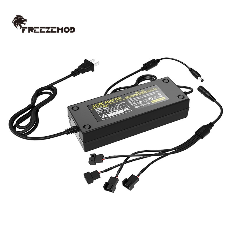 水冷设备外置分体电源220V转24V电流5A一体式水泵散热排风扇