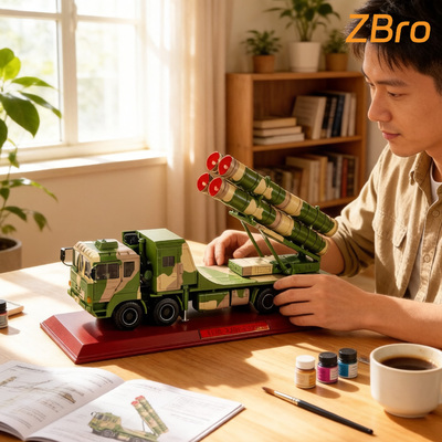 ZBRO124红旗22导弹车模型