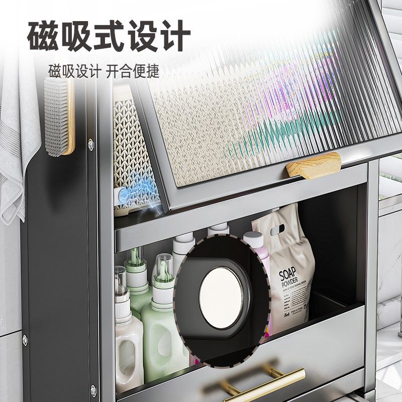 冰箱顶置物架冰箱上方空间利用架子顶部上面的冰箱架防尘收纳柜子