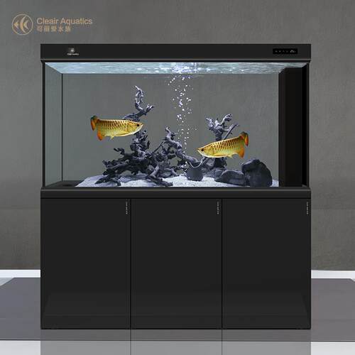 可丽爱超白鱼缸2024新款智能中小型客厅屏风底滤CD生态玻璃水族箱