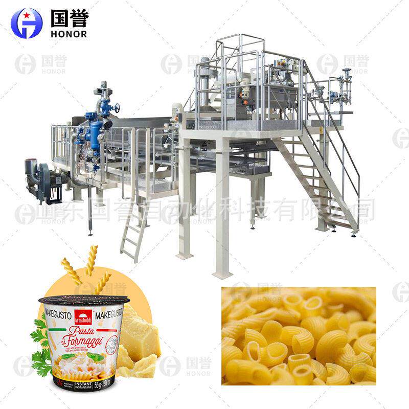 螺旋意大利面通心粉机械通心粉贝壳面生 产线 厂家直销通心粉设备