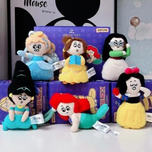 正版52TOYS迪士尼在逃公主盲盒毛绒挂件公仔手办周边玩具礼物摆件