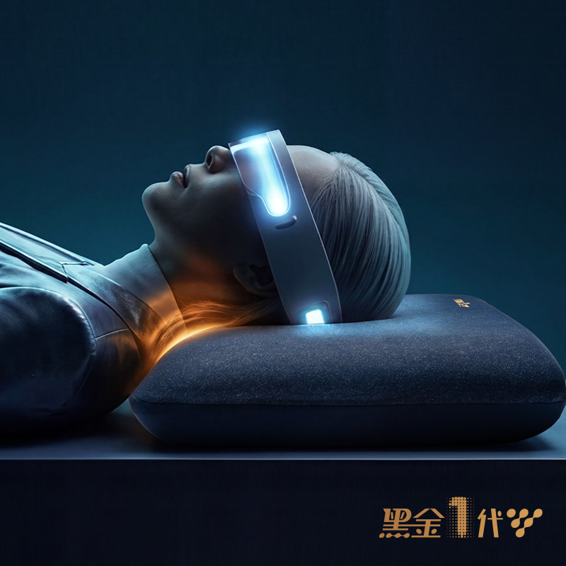 AB黑金1代凝胶枕 2026款深睡记忆枕护颈椎助睡眠侧睡专用成人枕芯