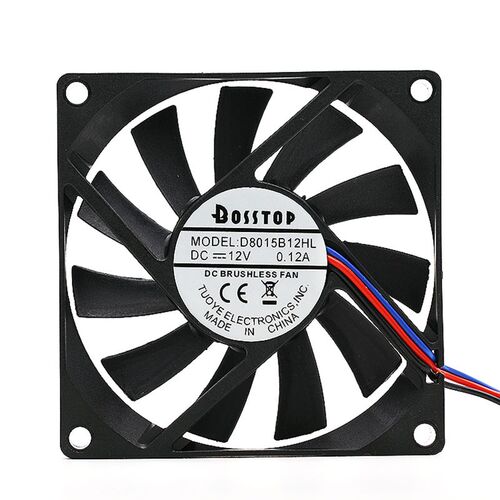 耐用双滚珠8CM静音大风量8015电脑机箱散热风扇显卡CPU散热器12V