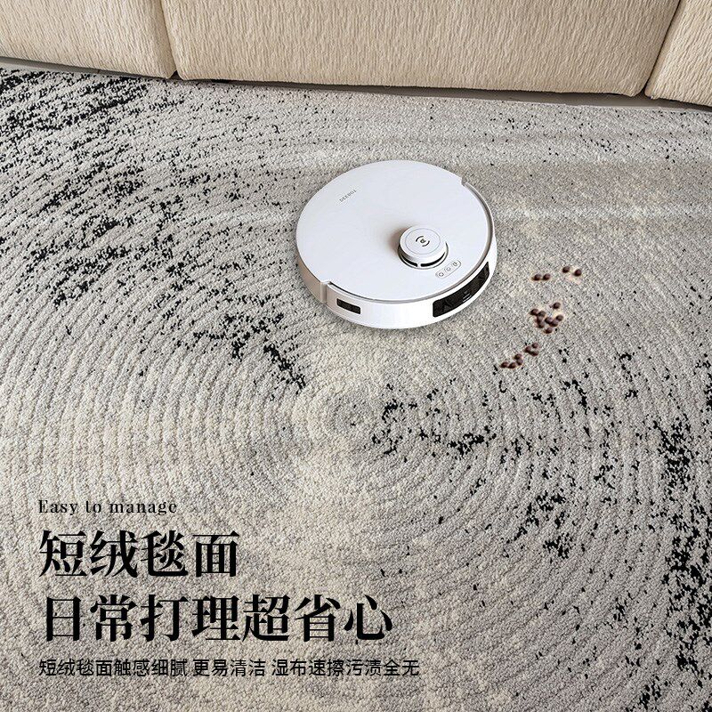 防水防污地毯客厅轻奢高级感免洗可擦灰色隔音加厚沙发茶几地垫