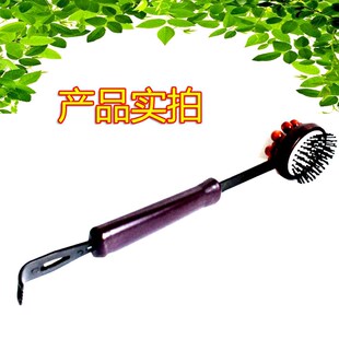 木质按摩锤捶敲打锤子健身锤背腿肩经络拍打棒槌抓痒拍背痒痒神悦