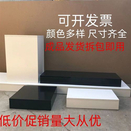 服装店橱窗展示台增高地台网红直播脚踩桌垫高婚纱店模特站台底座