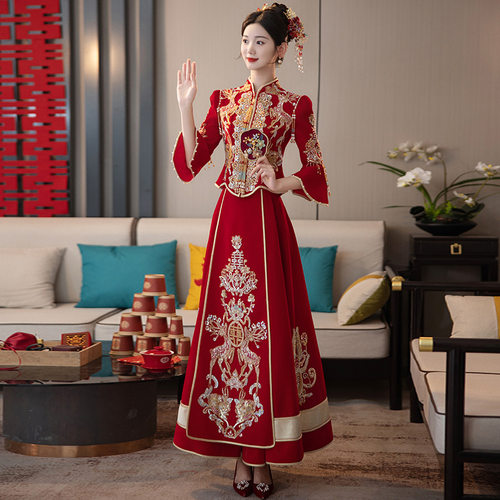 2026新款秀禾服结婚中式结婚礼服出阁服嫁衣新式高端婚服秀和春季