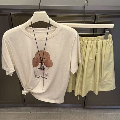 苏珊现货韩版卡通印花短袖T恤