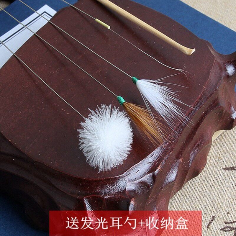 扬州采耳掏耳神器工具银针鹅毛棒鸡毛棒马尾毛套装专业羽毛挖耳勺