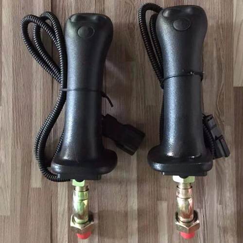 挖掘机改装抓木器抓铁器三键操纵杆手柄胶手柄先导操纵手柄胶配件