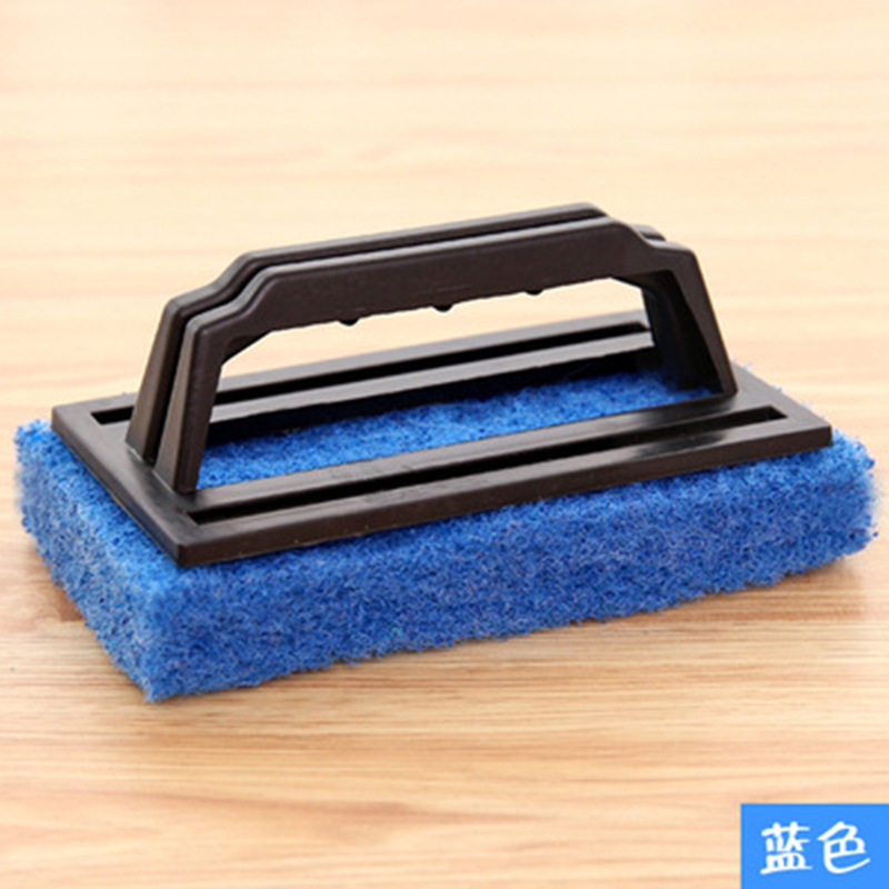 浴室清洁刷带手柄卫生间瓷砖玻璃地板刷厨房去污洗锅魔力海绵擦