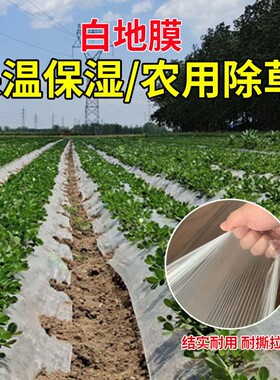 农用保温湿除草黑色白色地膜果园蔬菜大棚银黑膜草莓种植塑料薄膜