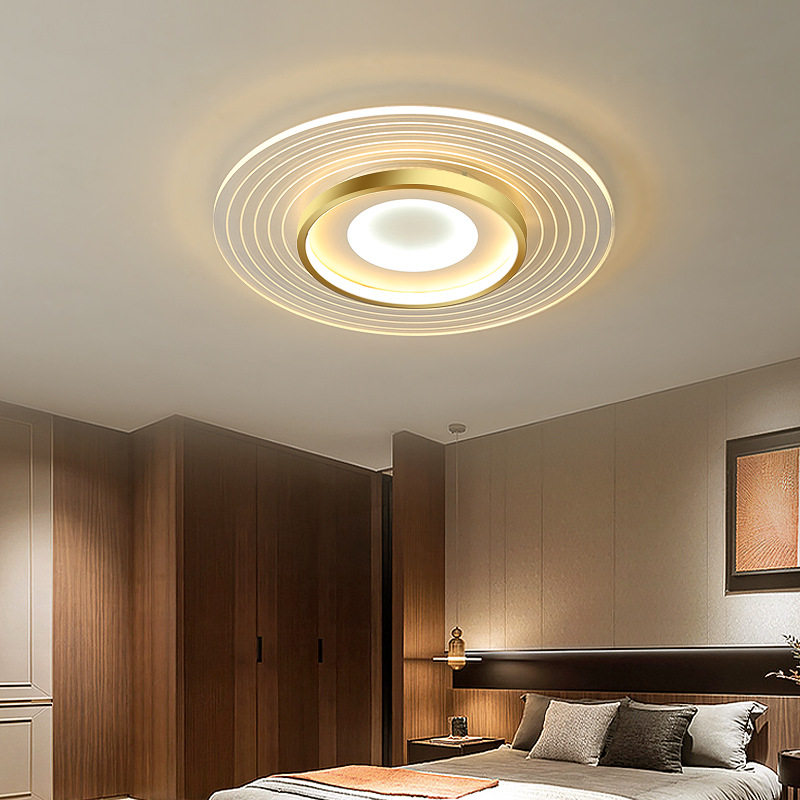 led吸顶灯 2021新款长方形客厅灯简约超薄亚克力卧室装饰照明灯具