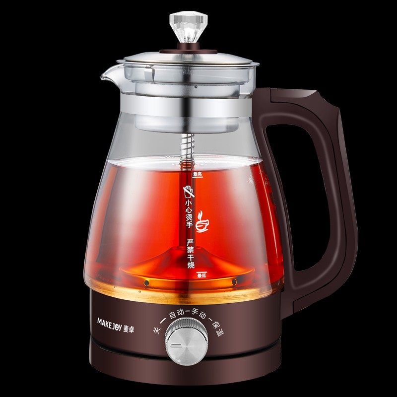 麦卓煮茶器黑茶家用全自动保温蒸汽煮茶壶玻璃花茶养生壶蒸茶壶图片