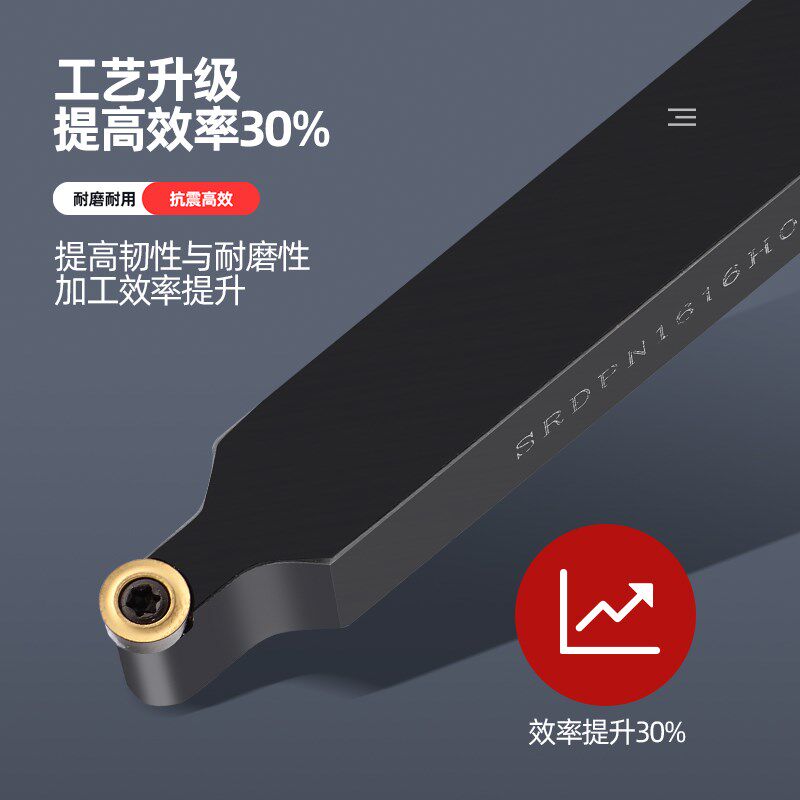 数控车刀SRDPN外圆球刀杆1616H08T2/2020K10T3/12车床圆弧加工刀