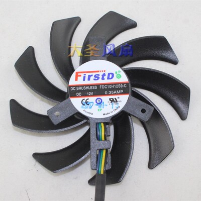 蓝宝石R7/R9 270/280/280X/285/290 显卡双风扇 FDC10H12S9-C