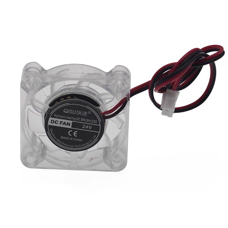 4CM彩光4010液压12V5V24V静音LED透明发光南北桥3D打印机散热风扇
