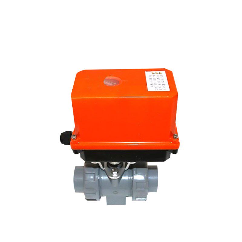 ZL-03电动塑料球阀UPVC/CPVC/PP/PVDF双由令热熔活接耐酸碱腐蚀50