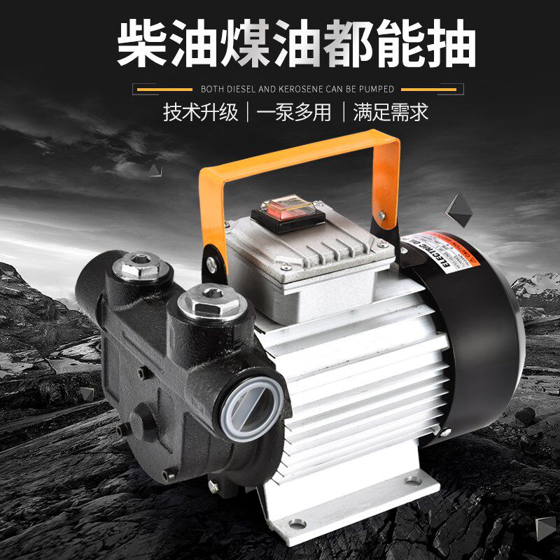 电动抽油泵12V24V220V大功率自吸泵柴油泵遥控加油泵抽油机计量泵