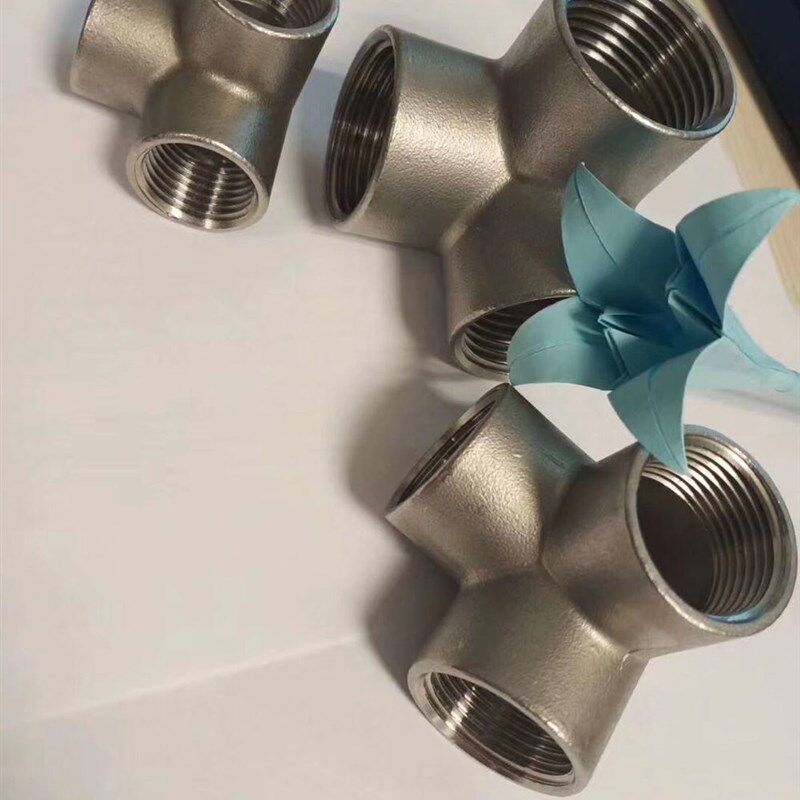 304不锈钢立体三通 墙角四通 货架三通直角三通4分6分1寸立体四通