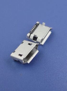 Micro USB母座 插座 Micro5p/F/贴片插脚5.9 带柱 编带