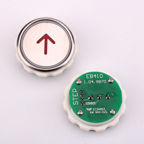电梯配件适用新时达按钮 EB410 DC24V 电梯按钮 江南快速电梯按钮